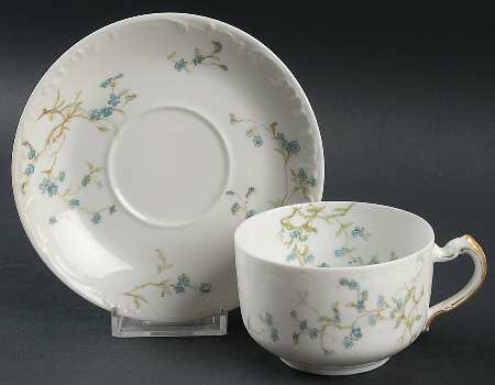Schleiger 667c Flat Cup & Saucer Set