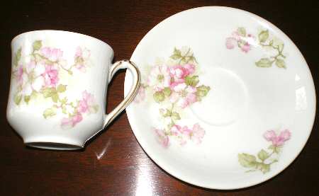 Schleiger 66b Footed Cup & Saucer Set