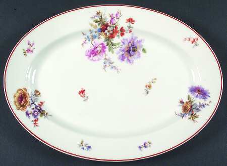 Schleiger 675 11" Oval Serving Platter by Haviland