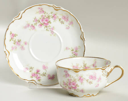 Schleiger 67E Flat Cup & Saucer Set