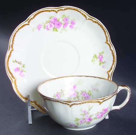 Schleiger 67L Flat Cup & Saucer Set