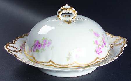 Schleiger 67L Round Covered Butter with Strainer