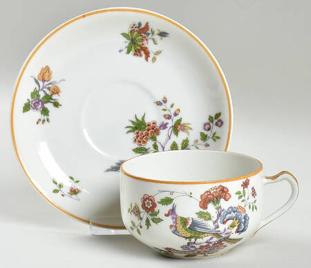 Schleiger 684a Flat Cup & Saucer Set