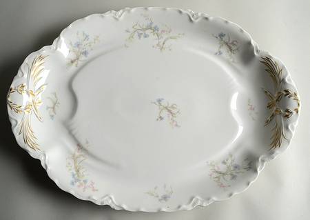 Schleiger 70A 18" Oval Serving Platter with Well