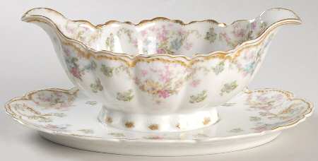 Schleiger 72 Gravy Boat with Attached Underplate by Haviland