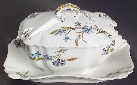 Schleiger 73 Gravy Boat w/Attached Underplate & Lid