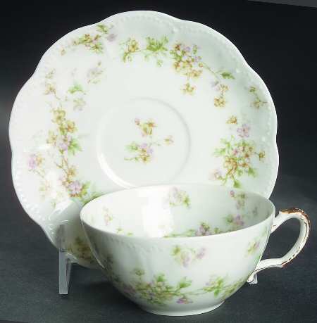 Schleiger 74A Flat Cup & Saucer Set