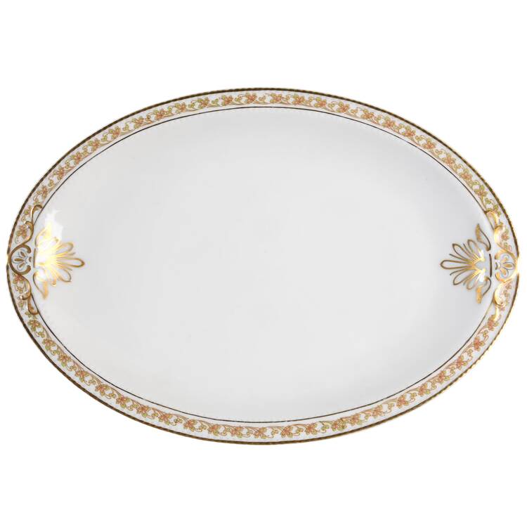 Schleiger 755 12" Oval Serving Platter by Haviland