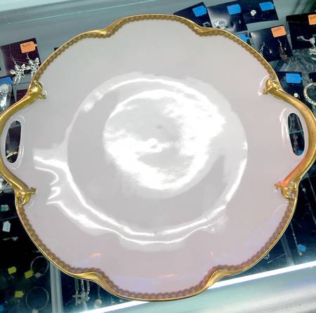 Schleiger 757a Handled Cake Plate
