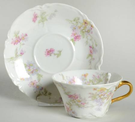 Schleiger 75p Flat Demitasse Cup & Saucer Set