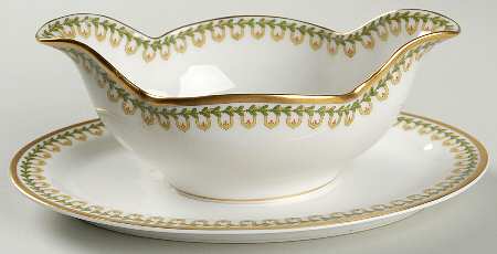 Schleiger 761 Gravy Boat with Attached Underplate