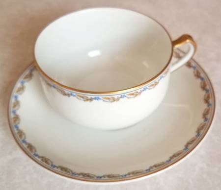 Schleiger 762 Flat Cup & Saucer Set
