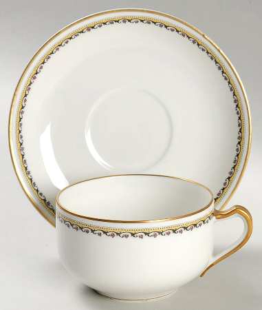 Schleiger 767 Flat Cup & Saucer Set