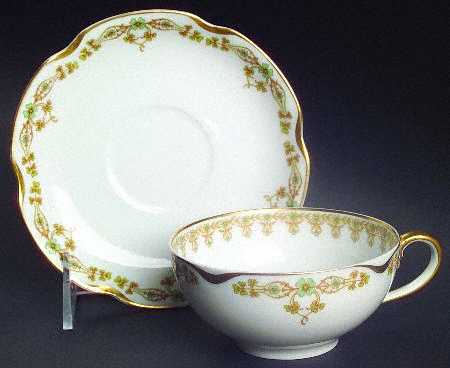 Schleiger 771a Flat Cup & Saucer Set