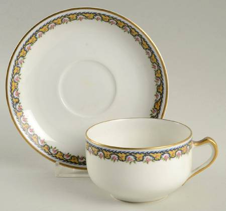 Schleiger 774A Flat Cup & Saucer Set