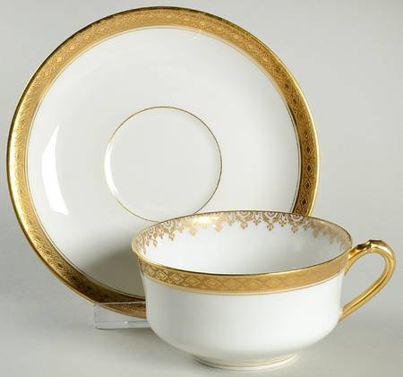 Schleiger 777 Flat Cup & Saucer Set