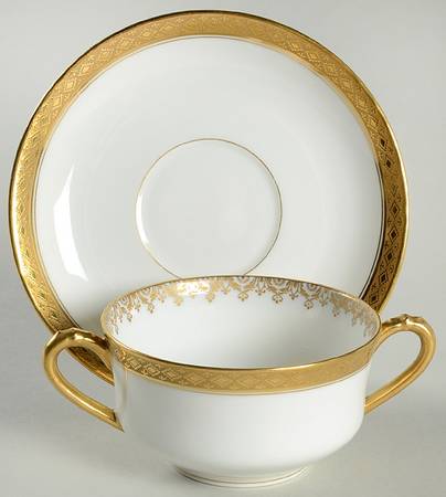 Schleiger 777 Flat Bouillon Cup & Saucer