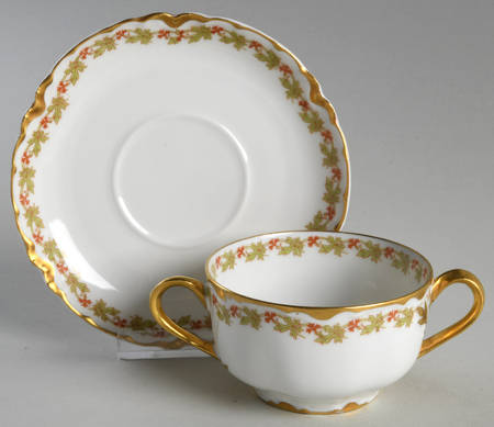 Schleiger 788 Flat Bouillon Cup & Saucer