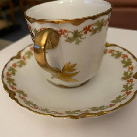 Schleiger 788 Demitasse Cup & Saucer Set