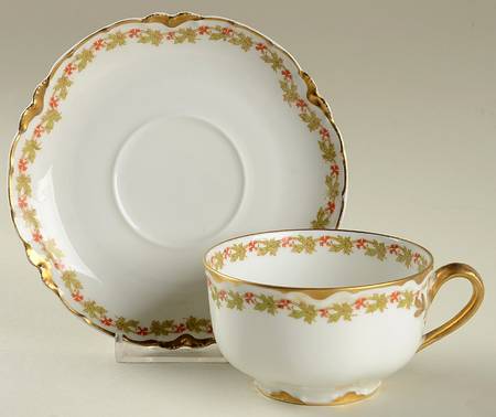 Schleiger 788 Flat Cup & Saucer Set