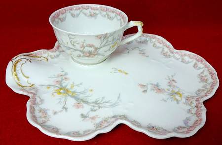Schleiger 78f Snack Plate & Cup Set