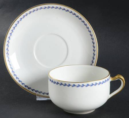 Schleiger 792 Flat Cup & Saucer Set