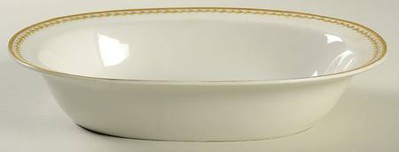 Schleiger 792a 9" Oval Vegetable Bowl
