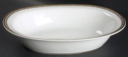 Schleiger 795 10" Oval Vegetable Bowl by Haviland