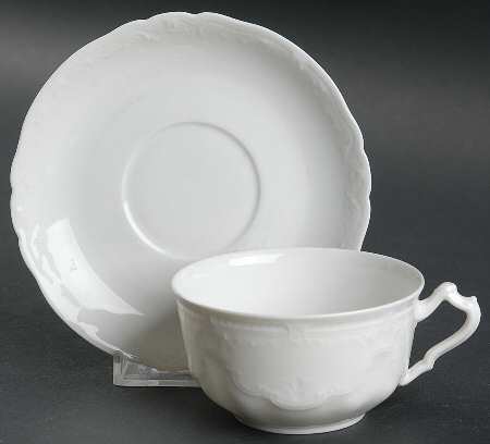 Schleiger 8 Flat Cup & Saucer Set
