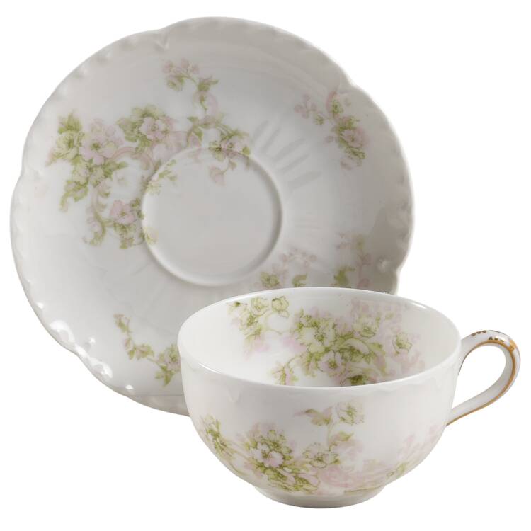 Schleiger 80 Flat Cup & Saucer Set