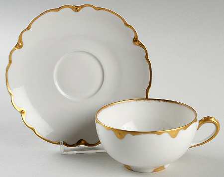 Schleiger 806 Flat Cup & Saucer Set