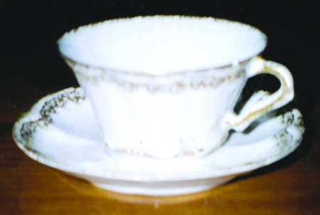 Schleiger 810 Flat Cup & Saucer Set