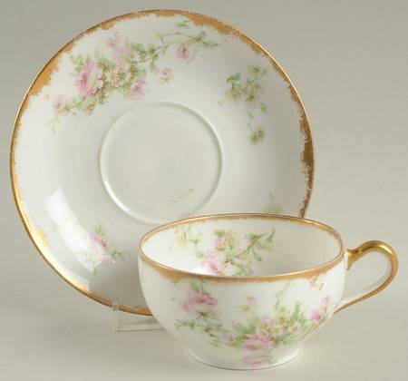 Schleiger 840b Flat Cup & Saucer Set