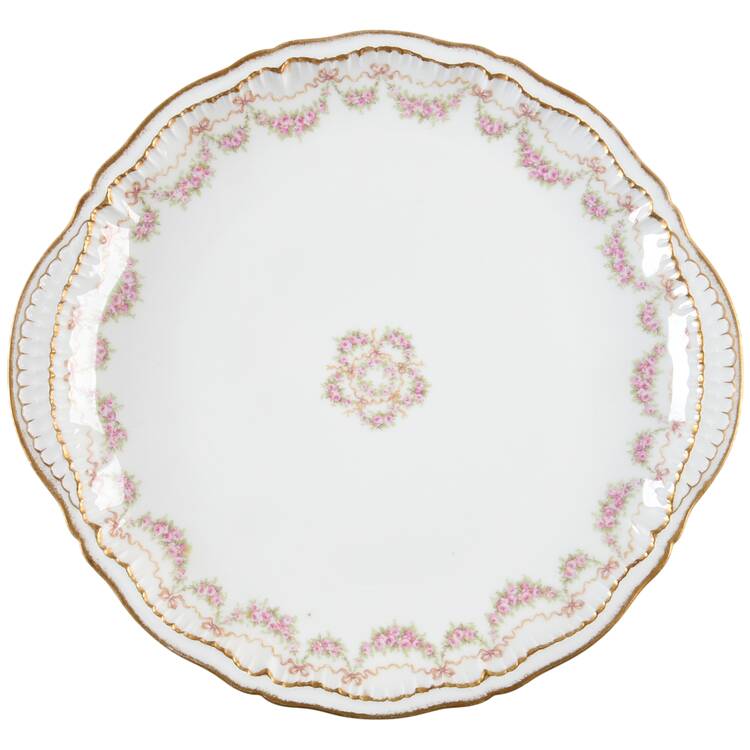 Schleiger 842 12" Handled Chop Plate (Round Platter)