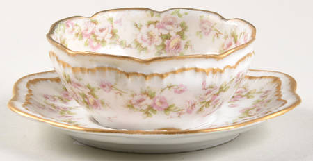 Schleiger 844 Ramekin & Saucer Set by Haviland