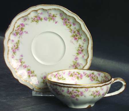 Schleiger 844 Flat Cup & Saucer Set
