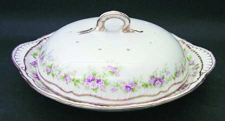 Schleiger 855A Pancake Dish & Lid