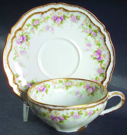 Schleiger 855A Flat Cup & Saucer Set