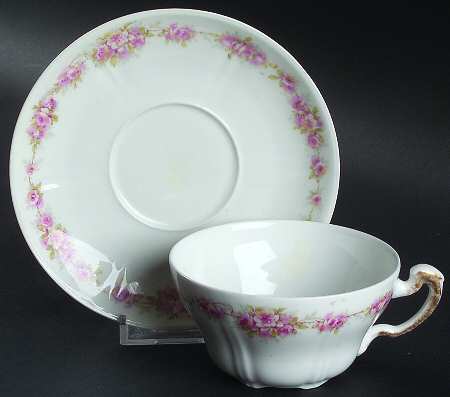 Schleiger 856c Flat Cup & Saucer Set
