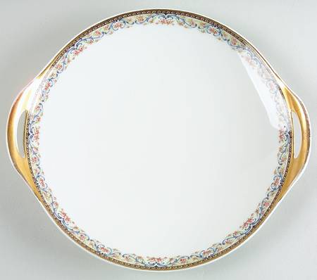 Schleiger 858 Handled Cake Plate