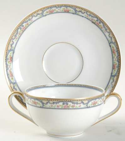 Schleiger 859 Flat Bouillon Cup & Saucer