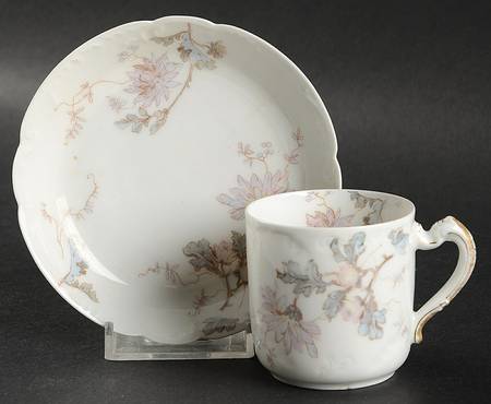 Schleiger 86 Flat Demitasse Cup & Saucer Set