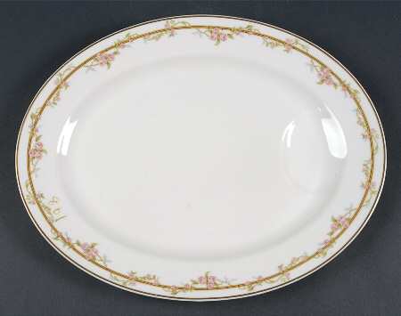 Schleiger 861 13" Oval Serving Platter by Haviland