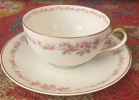 Schleiger 865b Flat Cup & Saucer Set