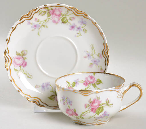 Schleiger 87D Flat Cup & Saucer Set