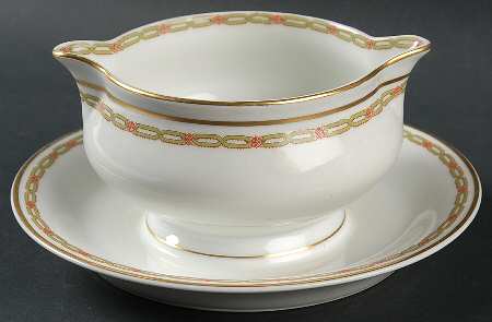 Schleiger 881 Gravy Boat with Attached Underplate
