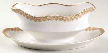 Schleiger 887 Gravy Boat with Attached Underplate