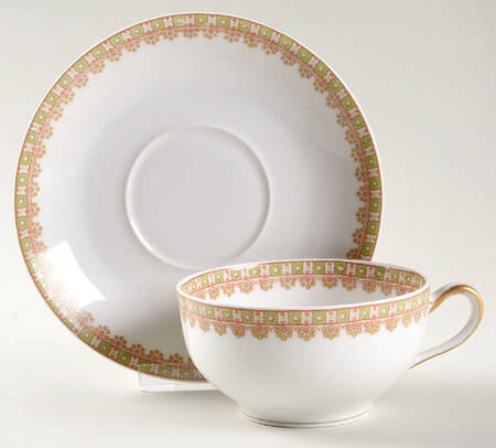 Schleiger 887 Oversized Cup & Saucer Set by Haviland