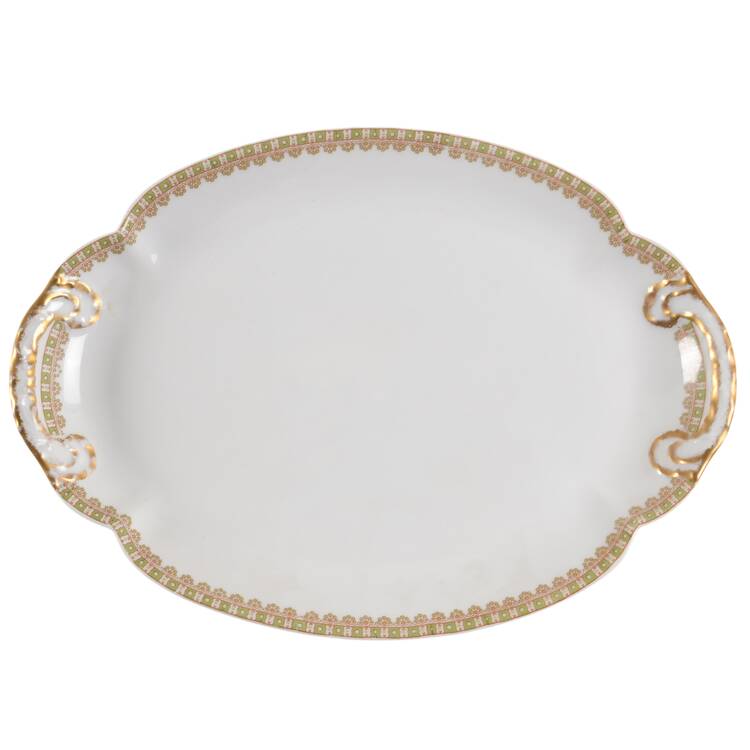 Schleiger 887 13" Oval Serving Platter by Haviland
