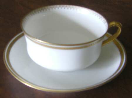 Schleiger 898 Flat Cup & Saucer Set